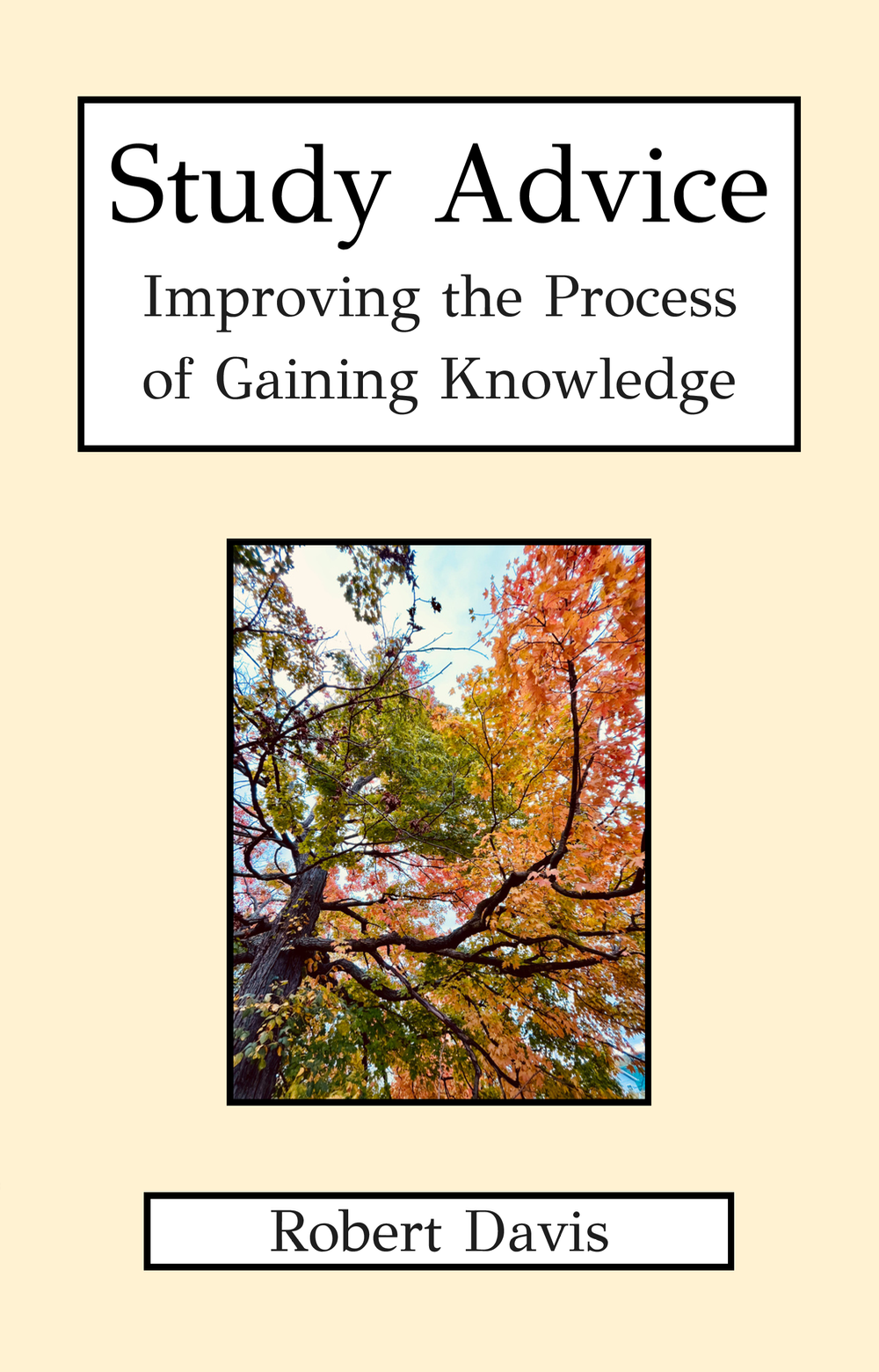 Cover of Study Advice: Improving the Process of Gaining Knowledge by Robert Davis